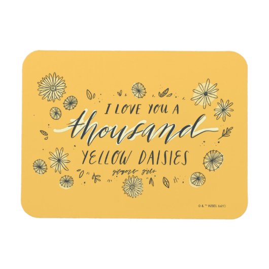 Gilmore Girls | Tausend gelbe Milben Magnet (Horizontal)