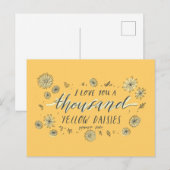 Gilmore Girls | Tausend gelbe Milben Postkarte (Vorne/Hinten)