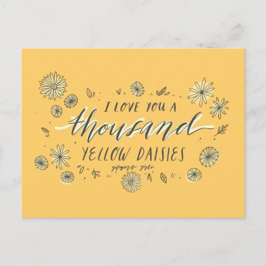 Gilmore Girls | Tausend gelbe Milben Postkarte (Vorderseite)