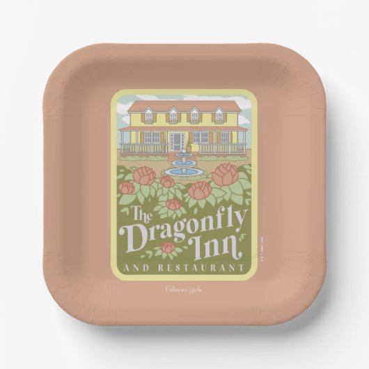Gilmore Girls | The Dragonfly Inn & Restaurant Pappteller (Vorderseite)