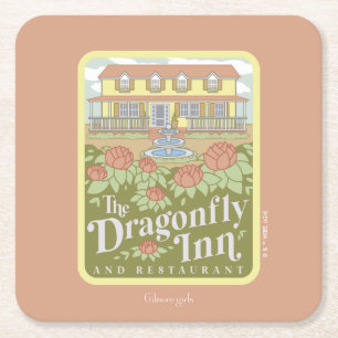 Gilmore Girls   The Dragonfly Inn & Restaurant Rechteckiger Pappuntersetzer