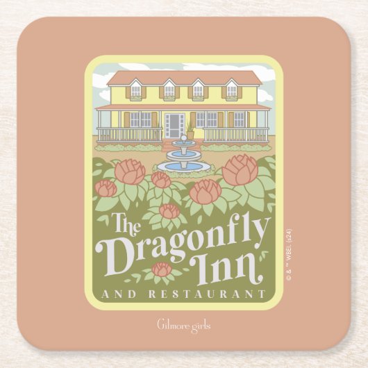 Gilmore Girls | The Dragonfly Inn & Restaurant Rechteckiger Pappuntersetzer (Vorderseite)