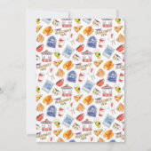 Gilmore Girls Watercolor Icons Kinderdusche Einladung (Rückseite)