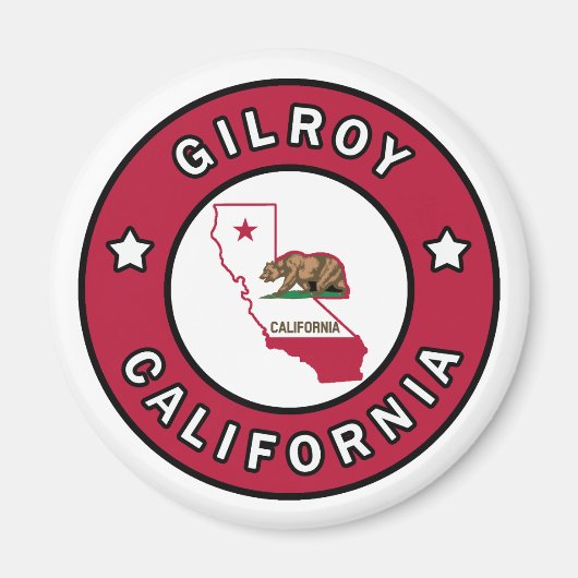 Gilroy California Magnet (Vorne)