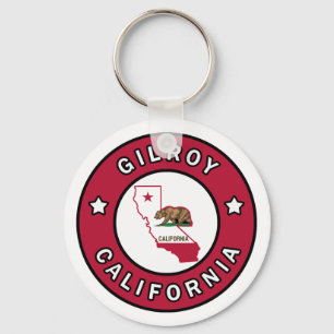 Gilroy California Schlüsselanhänger