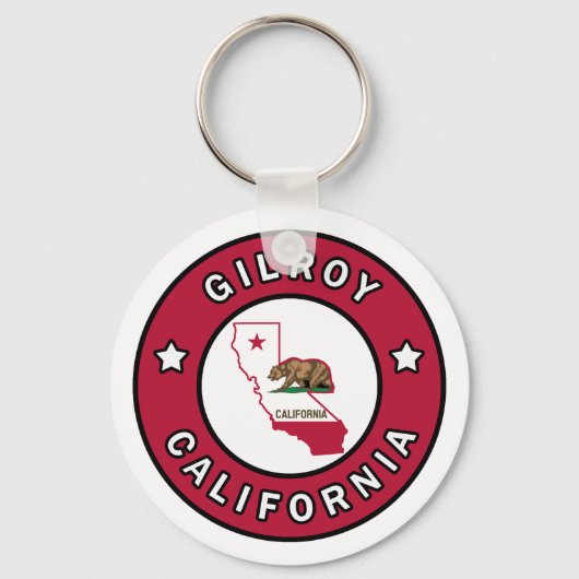 Gilroy California Schlüsselanhänger (Vorderseite)