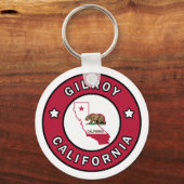 Gilroy California Schlüsselanhänger (Vorderseite)