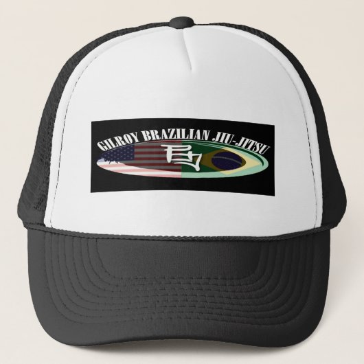 GilroyBJJbanner3 Truckerkappe (Vorderseite)