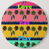 Gilry Lovely Eat Play Farben Button (Vorderseite)