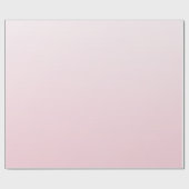 Gilry Minimalist Blush Pink Ombre Gradient Geschenkpapier (Flach)
