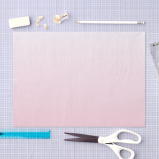 Gilry Minimalist Blush Pink Ombre Gradient Seidenpapier