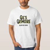 Gils Grimoire, einfaches grafisches T-Shirt (Vorderseite)