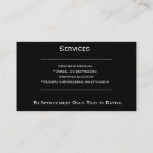 Gils Visitenkarte (Satz von 100) (Rückseite)