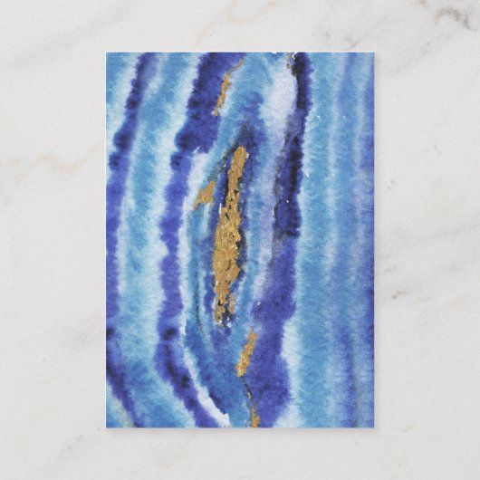 Gilt Agate Wedding Begleitkarte (Rückseite)