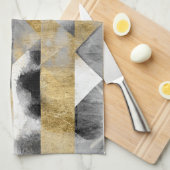 Gilt Reflections I Geschirrtuch (Viertel Falte)