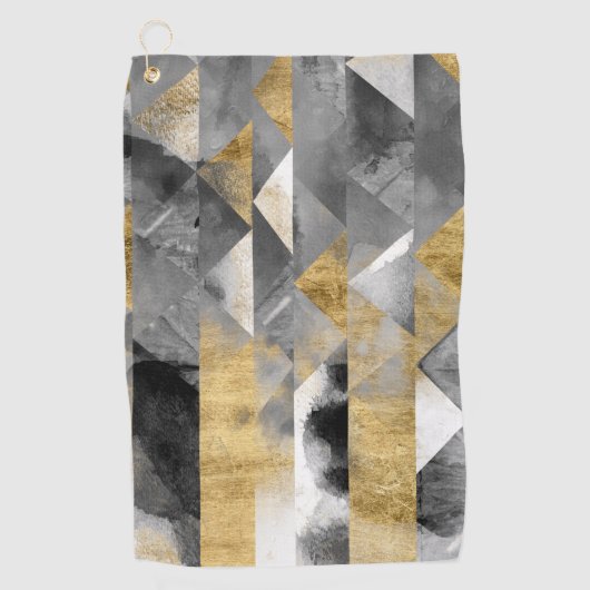 Gilt Reflections I Golfhandtuch (Vorderseite)