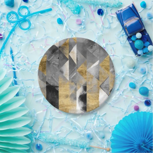 Gilt Reflections I Pappteller (Party)