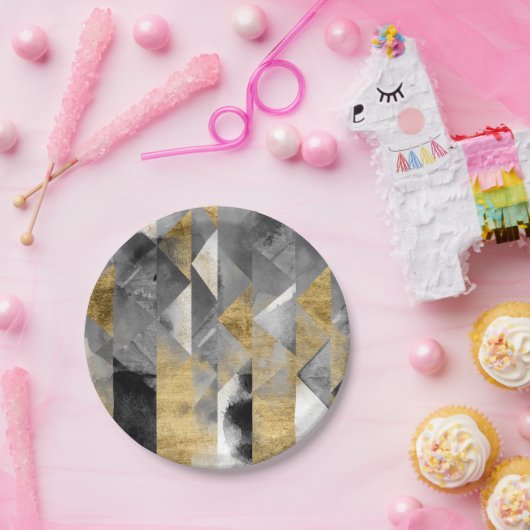 Gilt Reflections I Pappteller (Party)