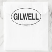 Gilwell-Aufkleber Ovaler Aufkleber (Tasche)