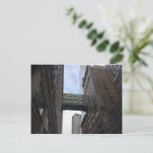 Gimbels Sky Bridge Midtown Manhattan NYC Postcard Postkarte (Stehend Vorderseite)