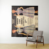 Gimbels Untergrundbahn-Speicherkleiderverkauf 1953 Wandteppich (Beispiel)