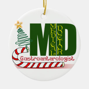 GImd-WEIHNACHTSverzierungs-GASTROENTEROLOGE-DOKTOR Keramikornament