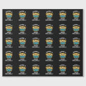 Gimme A Drum RRLLRLL Funny Drummer Puff Dark BG Geschenkpapier (Flach)