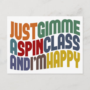 Gimme A Spin Class Postkarte