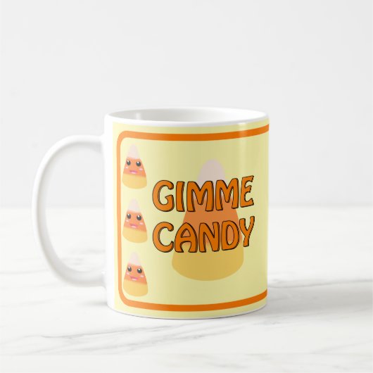 Gimme Candy Corn Tasse (Links)