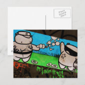 Gimme deine Donuts Postkarte (Vorne/Hinten)