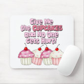 Gimme die kleinen Kuchen Mousepad (Mit Mouse)