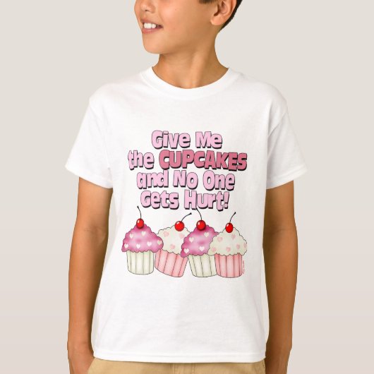 Gimme die kleinen Kuchen T-Shirt (Vorderseite)