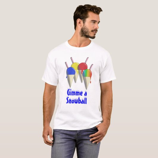 Gimme ein Schneeball rasiertes T-Shirt (Vorne ganz)