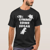 Gimme einige Zucker Zucker-Glider-Grafik T-Shirt (Vorderseite)