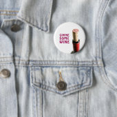 Gimme etwas Wein Button (Beispiel)