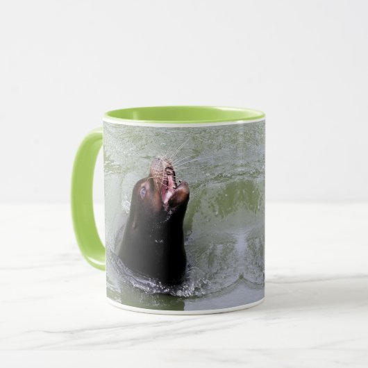 Gimme Fish...JETZT Tasse (Vorderseite Links)