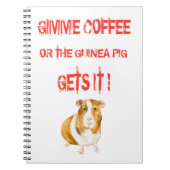 Gimme-Kaffee! Notizblock (Vorderseite)