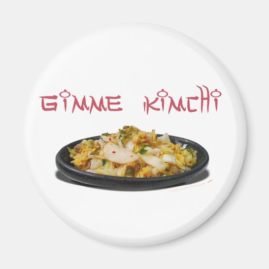 Gimme Kimchi Kimchi Lovers Magnet (Vorne)