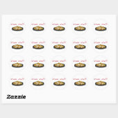 Gimme Kimchi Kimchi Lovers Round Stickers (Blatt)