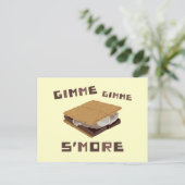 Gimme S. more Postkarte (Stehend Vorderseite)