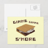 Gimme S. more Postkarte (Vorne/Hinten)