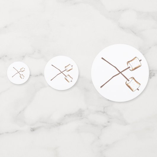 Gimme S'more Marshmallow Campfire S'mores Camp Konfetti (Rückseiten)