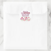 Gimme the Cupcakes Runder Aufkleber (Tasche)