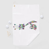 Gimmel - Hebrew Letter Golfhandtuch (Insitu)