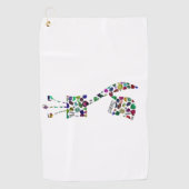 Gimmel - Hebrew Letter Golfhandtuch (Vorderseite)