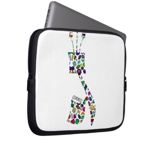 Gimmel - Hebrew Letter Laptopschutzhülle (Vorne Rechts)