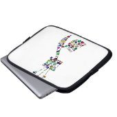 Gimmel - Hebrew Letter Laptopschutzhülle (Vorne Knopf)