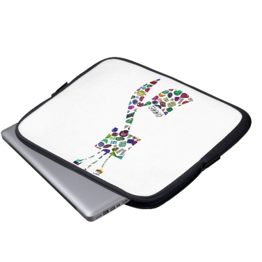 Gimmel - Hebrew Letter Laptopschutzhülle (Vorne Knopf)