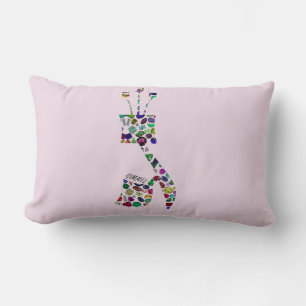 Gimmel - Hebrew Letter Lendenkissen