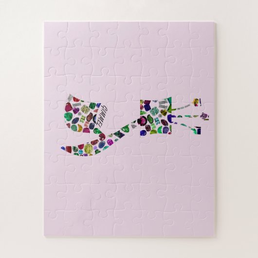 Gimmel - Hebrew Letter Puzzle (Vertikal)